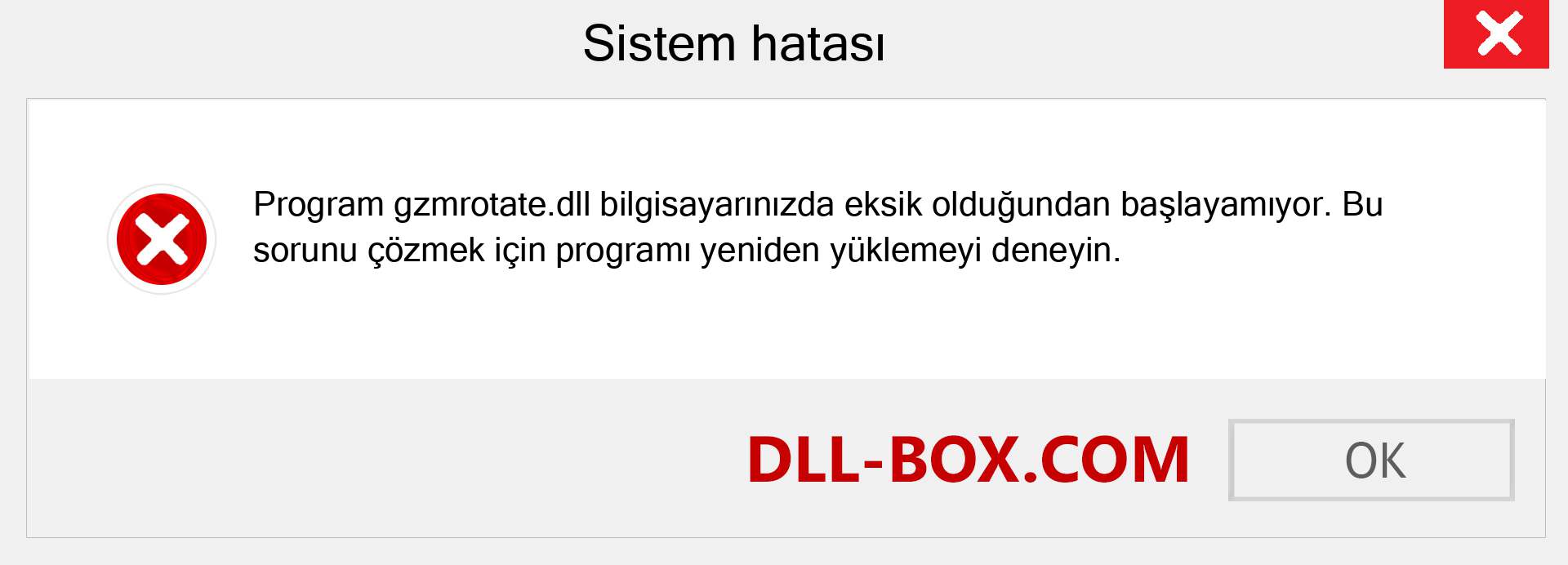 gzmrotate.dll dosyası eksik mi? Windows 7, 8, 10 için İndirin - Windows'ta gzmrotate dll Eksik Hatasını Düzeltin, fotoğraflar, resimler